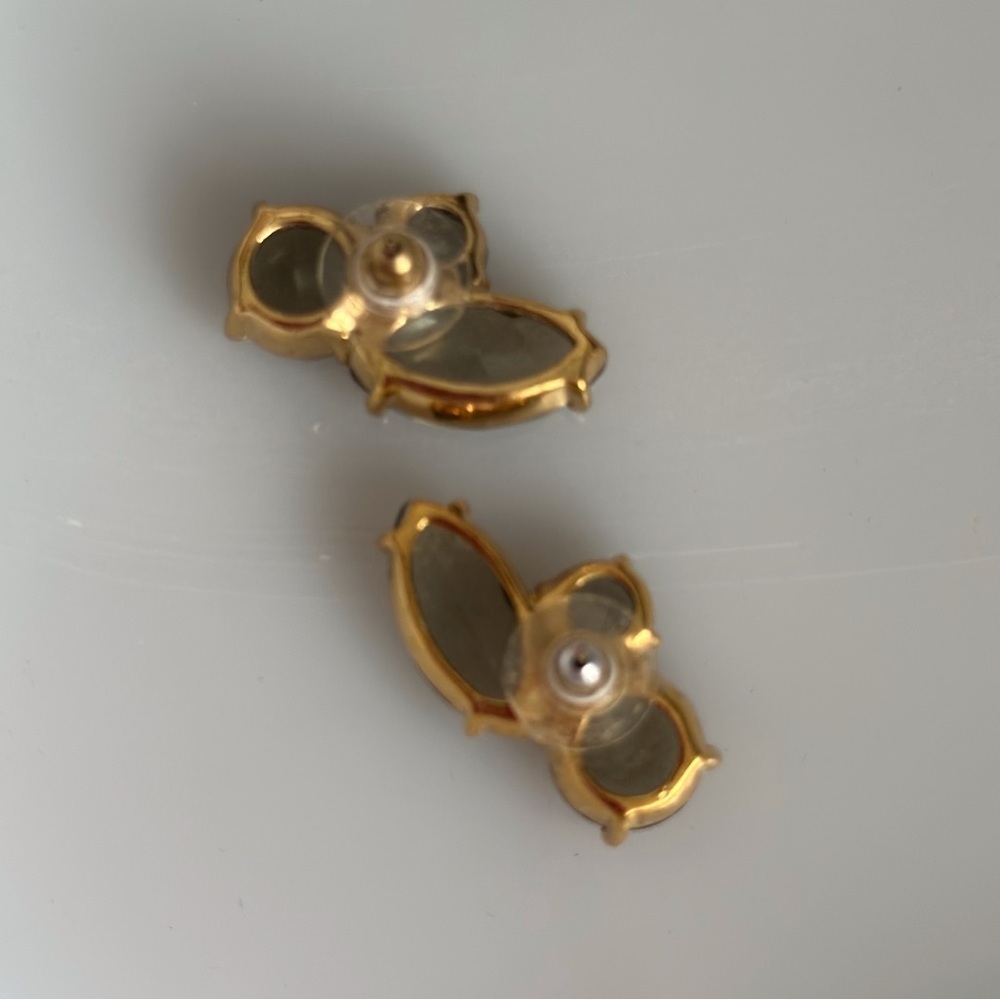 Kate Spade Gold and Gray Earrings - Picture 4 of 4